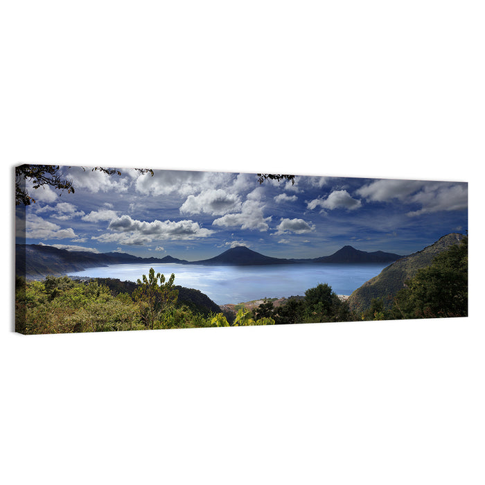 Lake Atitlán View Wall Art as a canvas print