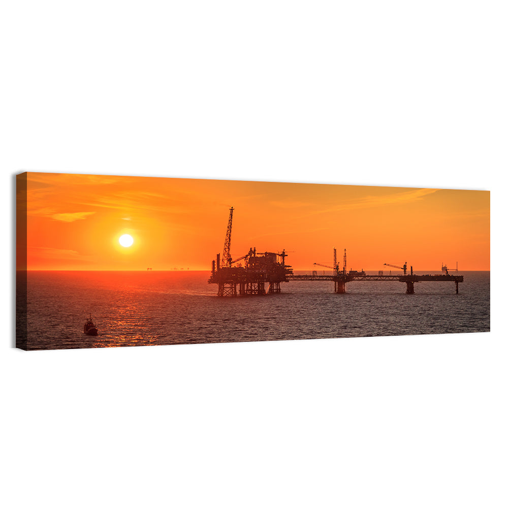 Oil Rig Denmark Wall Art