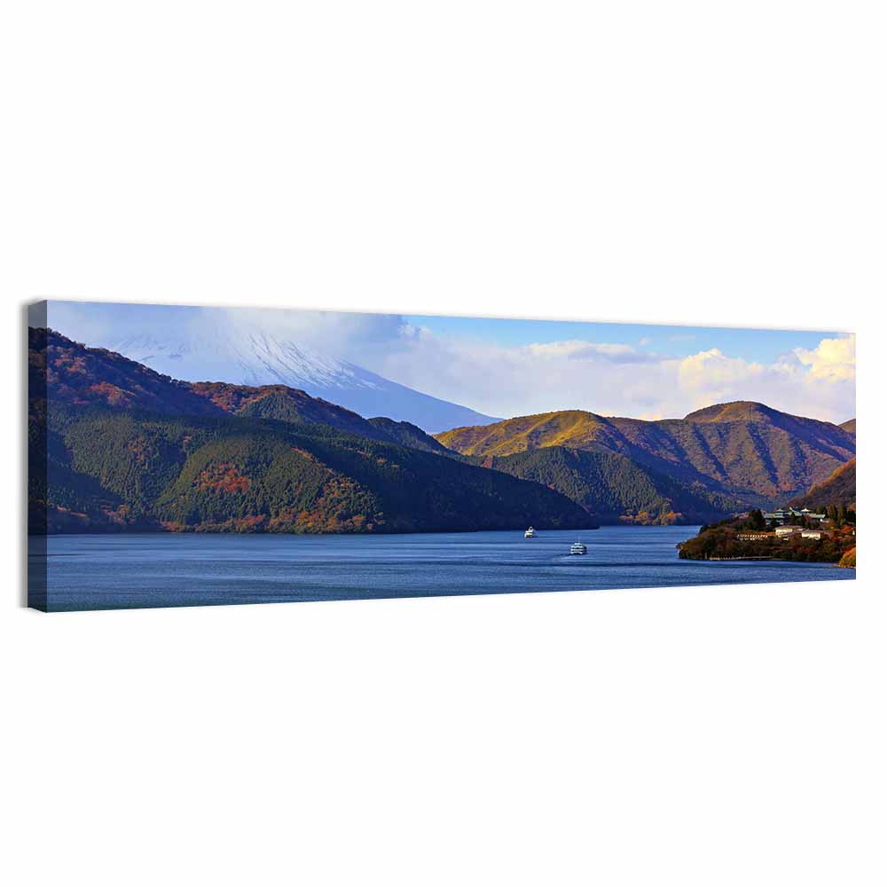 Mount Fuji Over Lake Ashi Wall Art