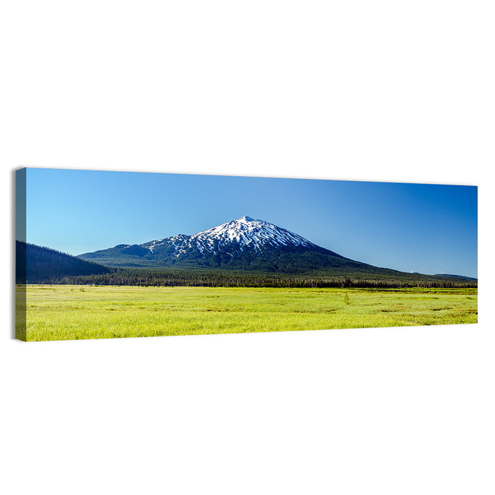 Mount Bachelor Wall Art as a canvas print