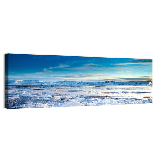 Lake Kleifarvatn Winter Wall Art