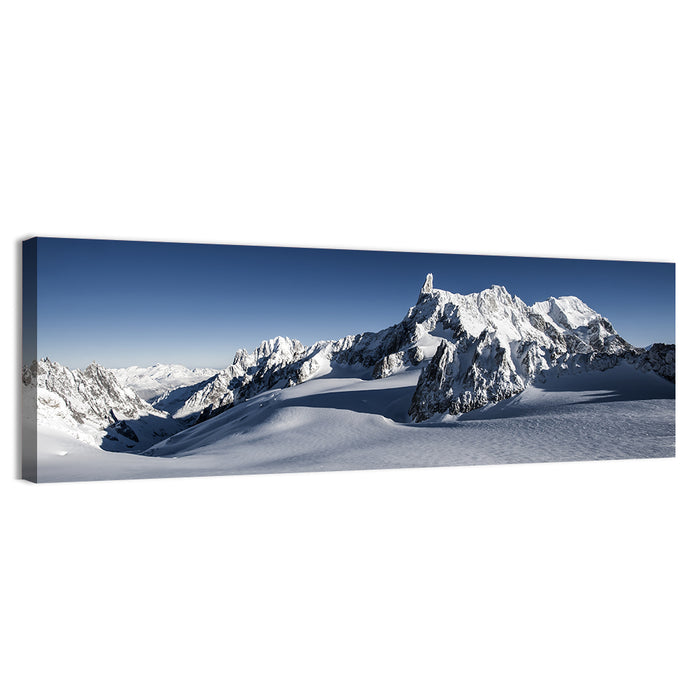 Mont Blanc Vista Wall Art as a canvas print