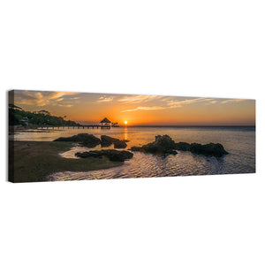 Roatan Island Sunset Wall Art