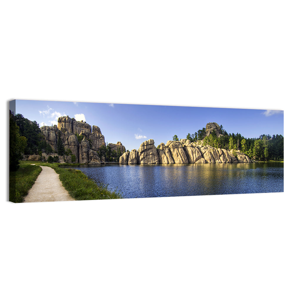 Sylvan Lake Trail, Black Hills Wall Art, canvas print, panoramic