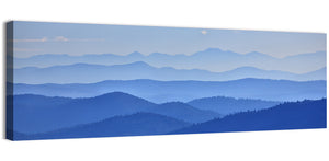 Foggy Mountains Valley Wall Art