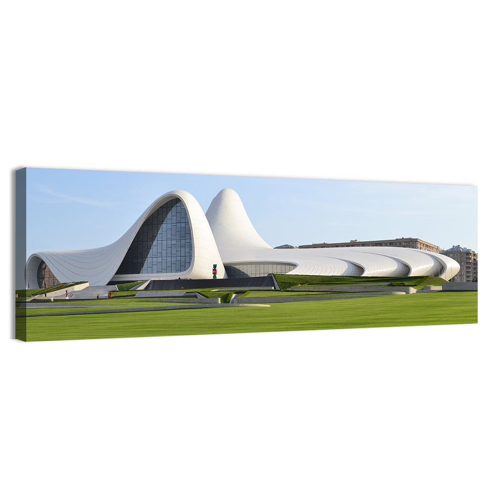 Heydar Aliyev Center, Baku Wall Art, canvas print, panoramic
