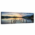 Derwent Water Stone Pier Sunset Wall Art