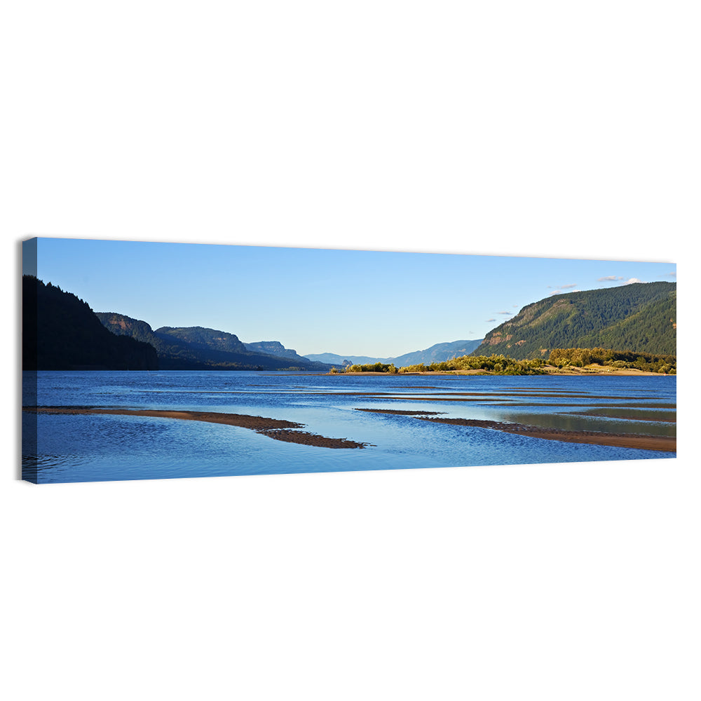 River Gorge Landscape Wall Art, canvas print, panoramic