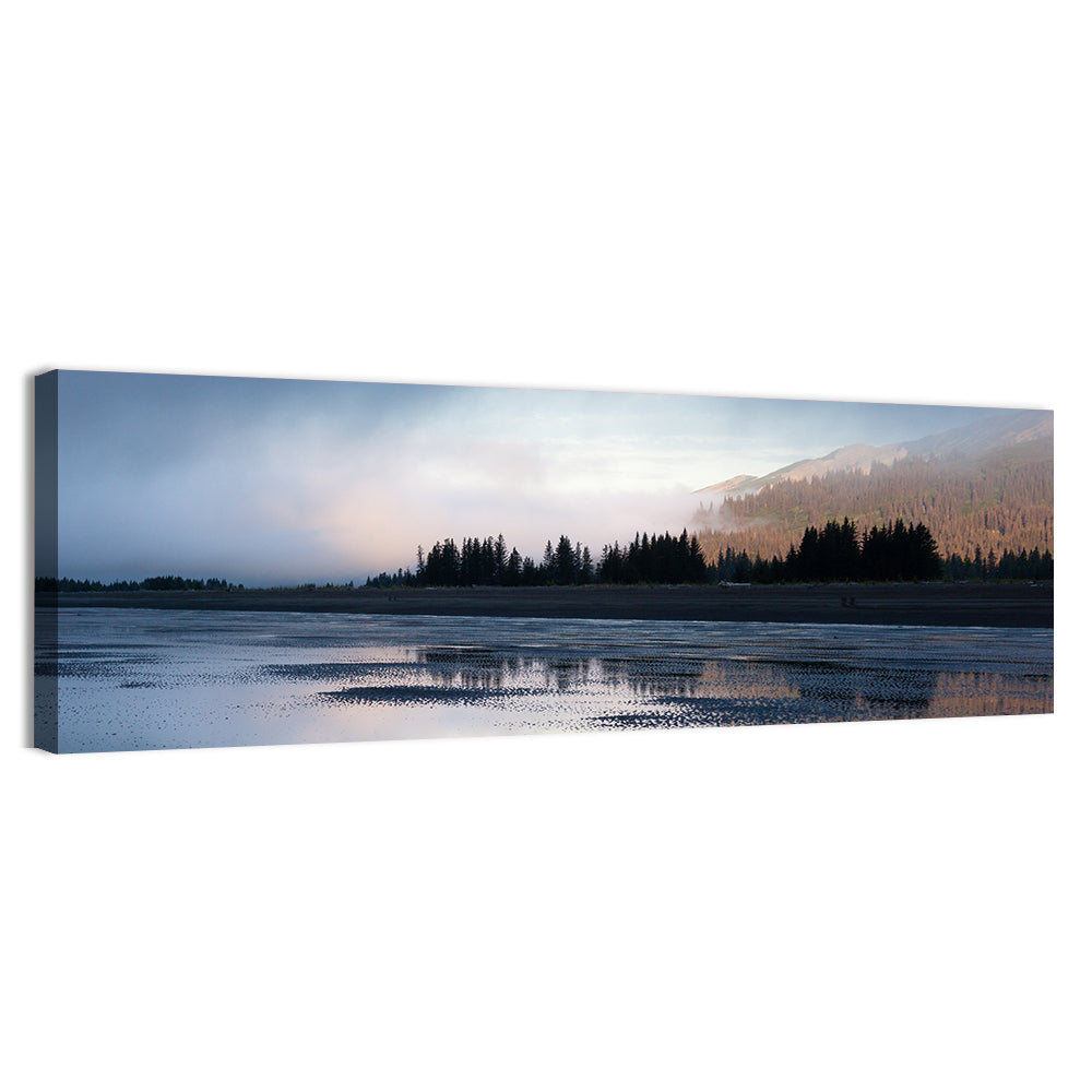 Lake Clark Foggy Shoreline Wall Art