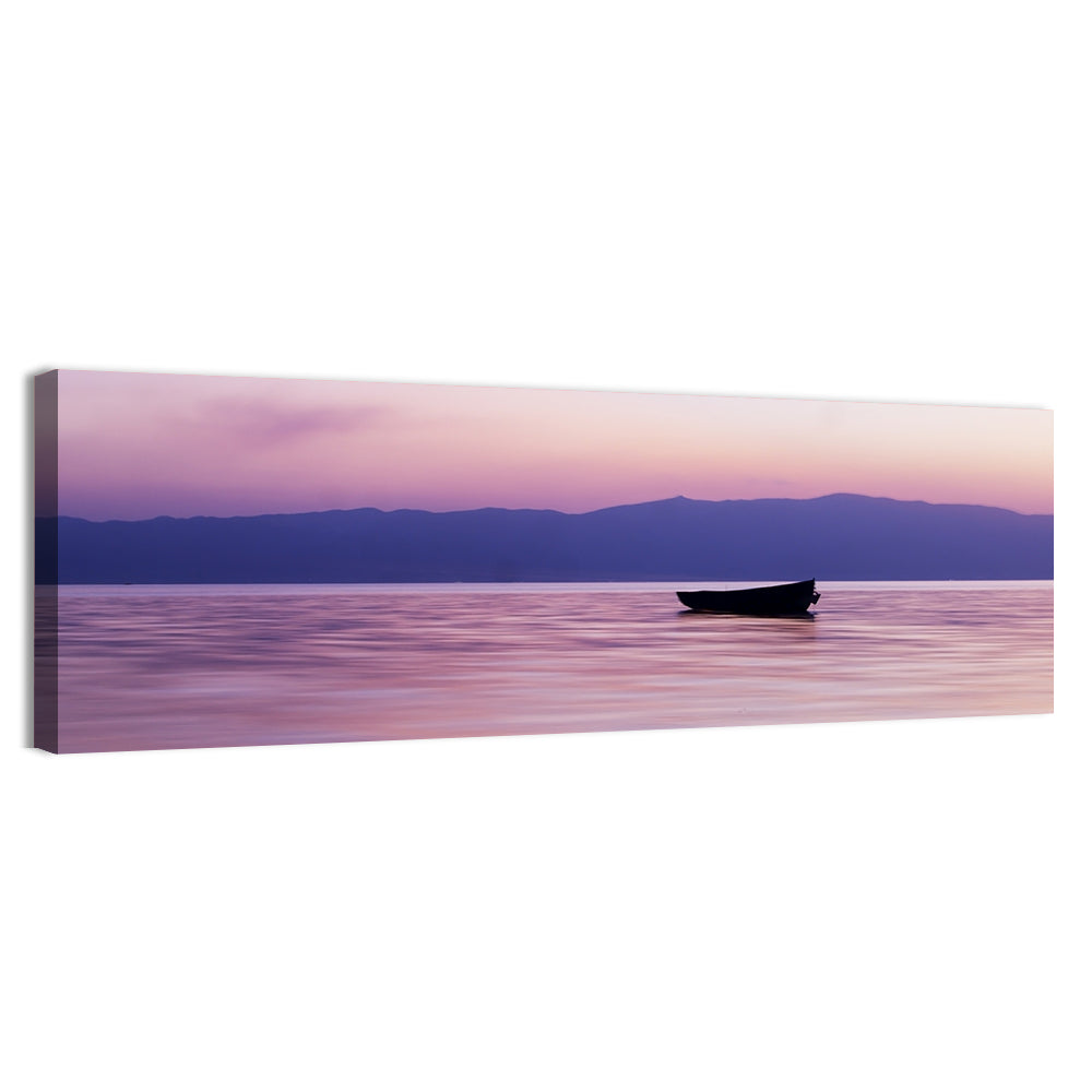 Lake Ohrid Sunset Wall Art