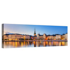 Gamla Stan Night Reflections Wall Art