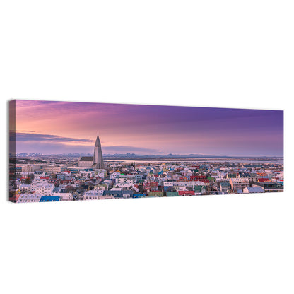 Reykjavik Dawn Wall Art