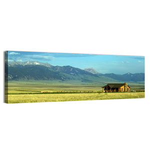 Montana Mountains Ranch Wall Art