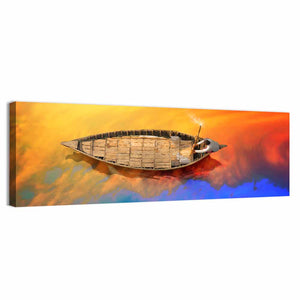 Old Wooden Boat Wall Art