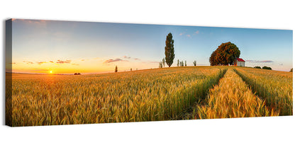 Summer Wheat Field Wall Art