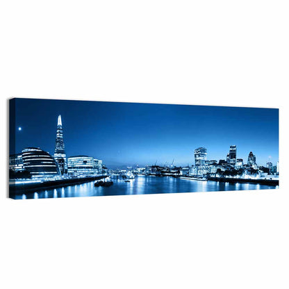 London Night Skyline Wall Art