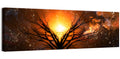 Haunted Tree Under Nebula Wall Art