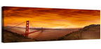 Golden Gate Bridge at Sunset Wall Art
