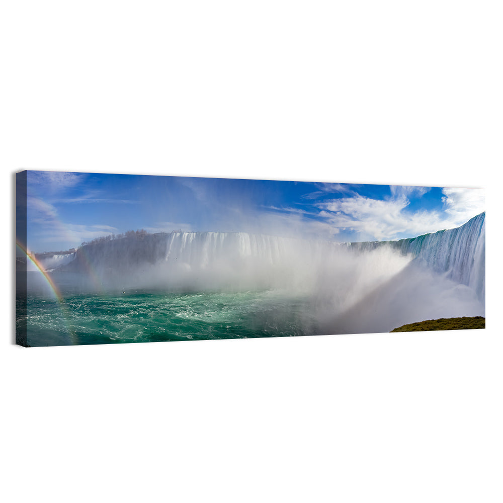 Horseshoe Falls Rainbow View Wall Art