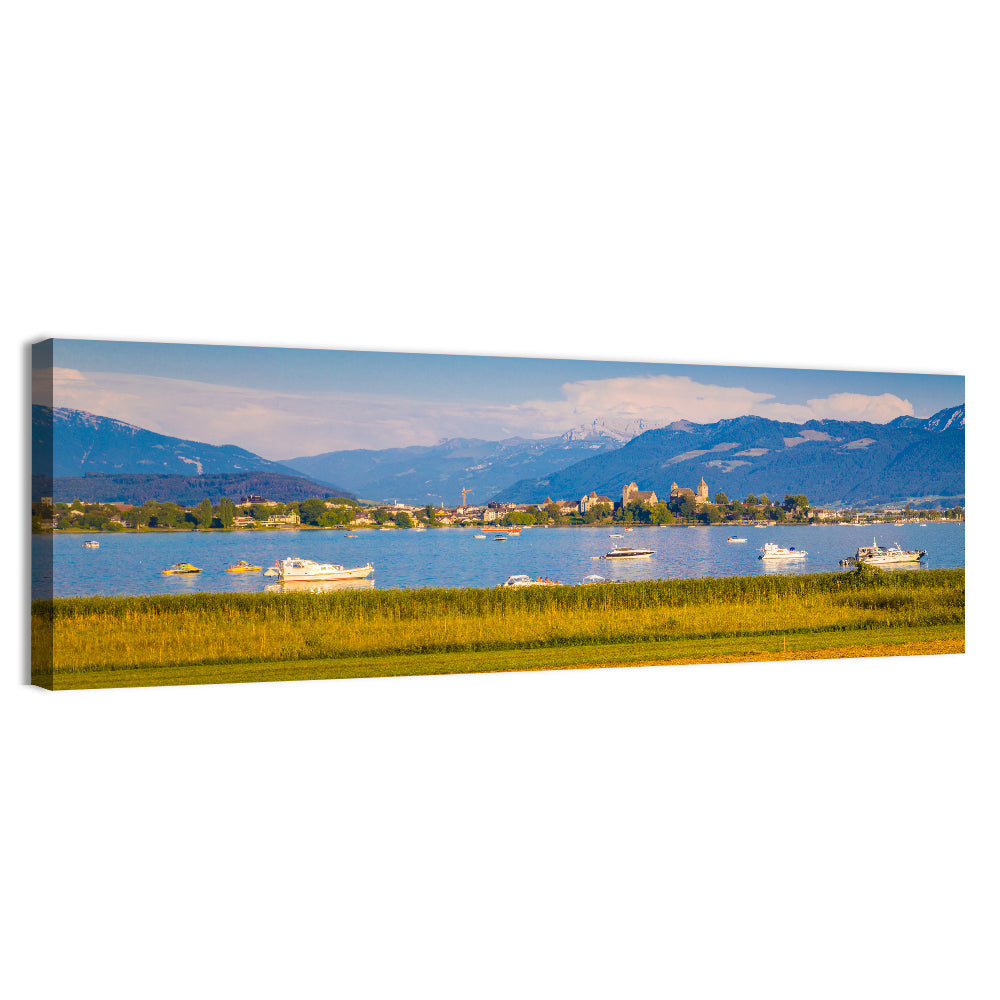 Rapperswil Castle Over Lake Zurich Wall Art