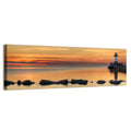 Duluth North Pier Lighthouse Sunset Wall Art