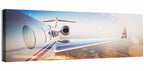 Private Jet Wing Close Up Wall Art