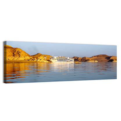 Cruise Ship in Lake Nasser Wall Art