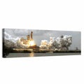 Space Shuttle Launch Over Water Wall Art