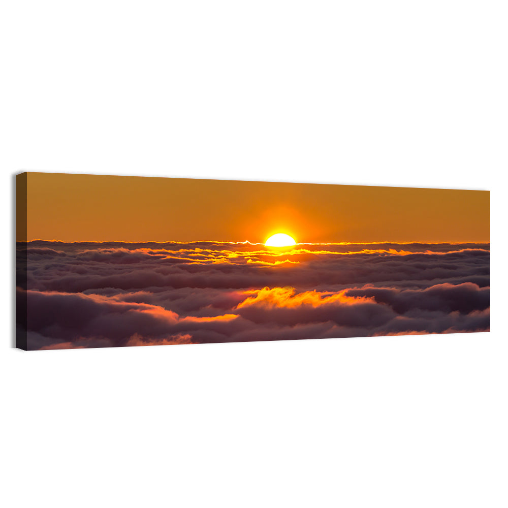 Sun Over Golden Clouds Wall Art