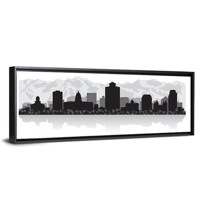 Salt Lake City Skyline Wall Art