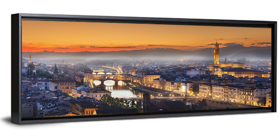 Florence Sunset Over the Arno Wall Art