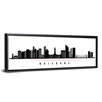 Brisbane City Skyline Wall Art