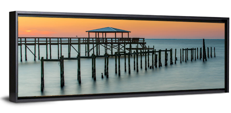 Fairhope Pier at Sunset Wall Art
