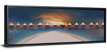 Beach Bungalows Wall Art