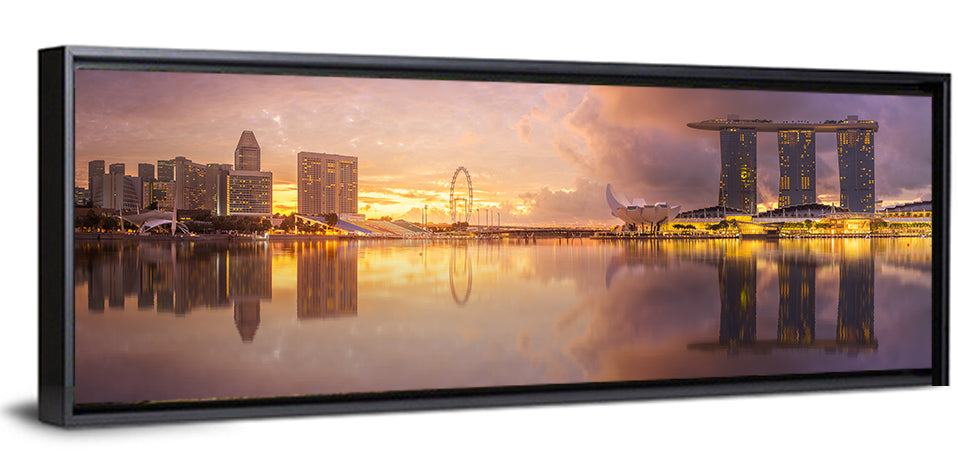 Marina Bay Skyline at Dusk Wall Art