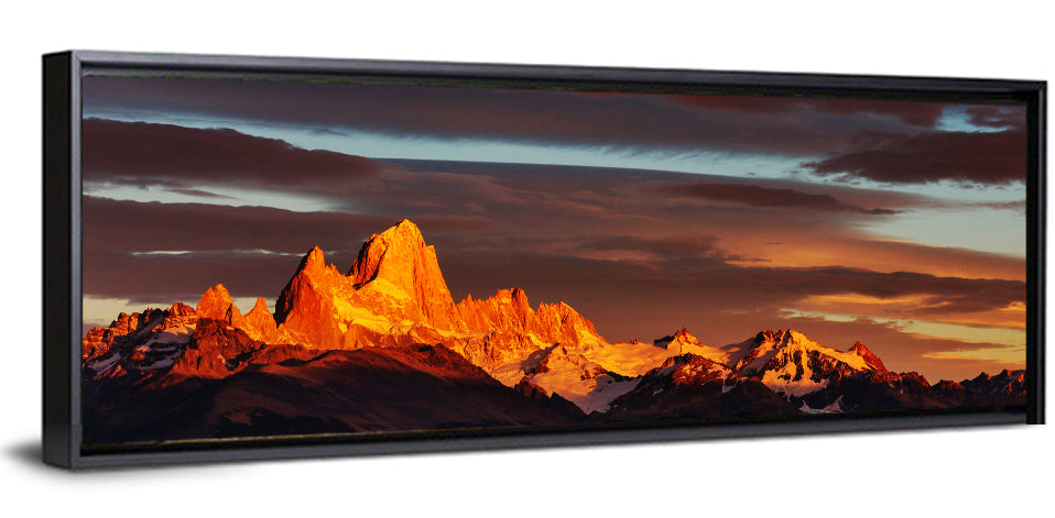 Mount Fitz Roy at Golden Hour Wall Art