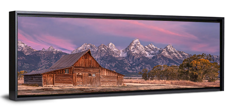T.a. Moulton Barn at Dusk Wall Art