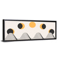 Sun and Moon Over Mountains Wall Art
