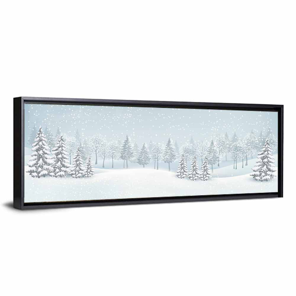 Winter Wonderland Illustration Wall Art