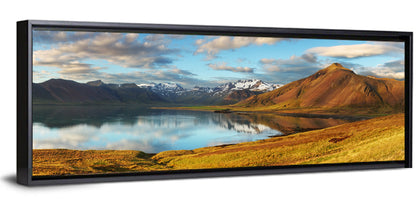 Icelandic Mountains Lake Wall Art
