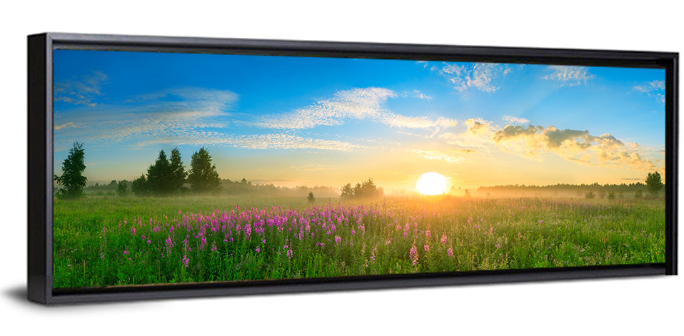 Fireweed Meadow Sunrise Wall Art