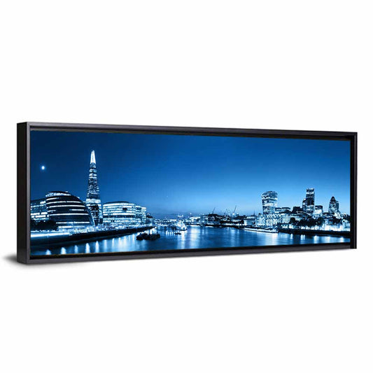 London Night Skyline Wall Art