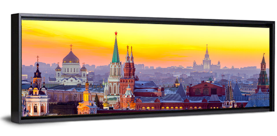Moscow Kremlin at Golden Hour Wall Art