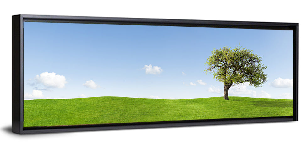 Lone Tree on Green Hill Wall Art