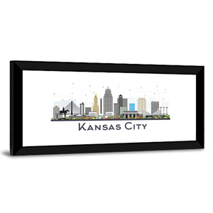 Kansas City Skyline Wall Art