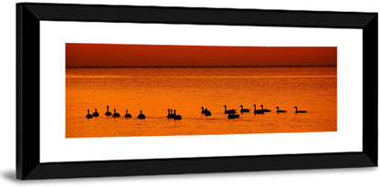 Geese Family Trip Wall Art