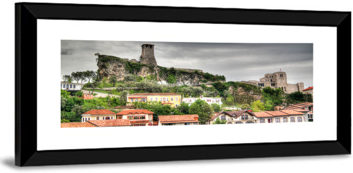 Krujë Castle Overlook Wall Art as a framed print
