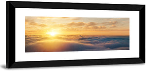 Clouds Sunset Wall Art