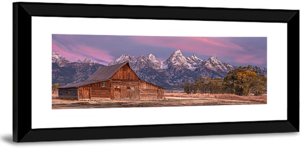 T.a. Moulton Barn at Dusk Wall Art