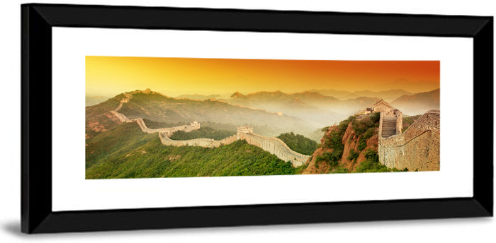 Great Wall of China Wall Art as a framed print
